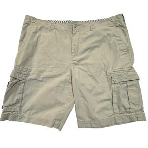 Tommy Hilfiger Cargo Shorts Men's 42 Tan Cotton Classic Fit